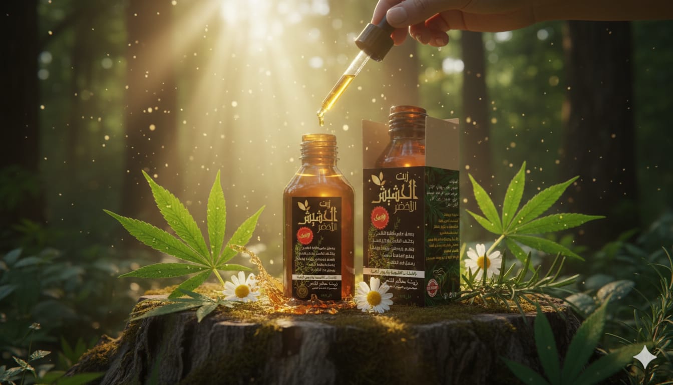 زيت الحشيش الاخضر الاصلى